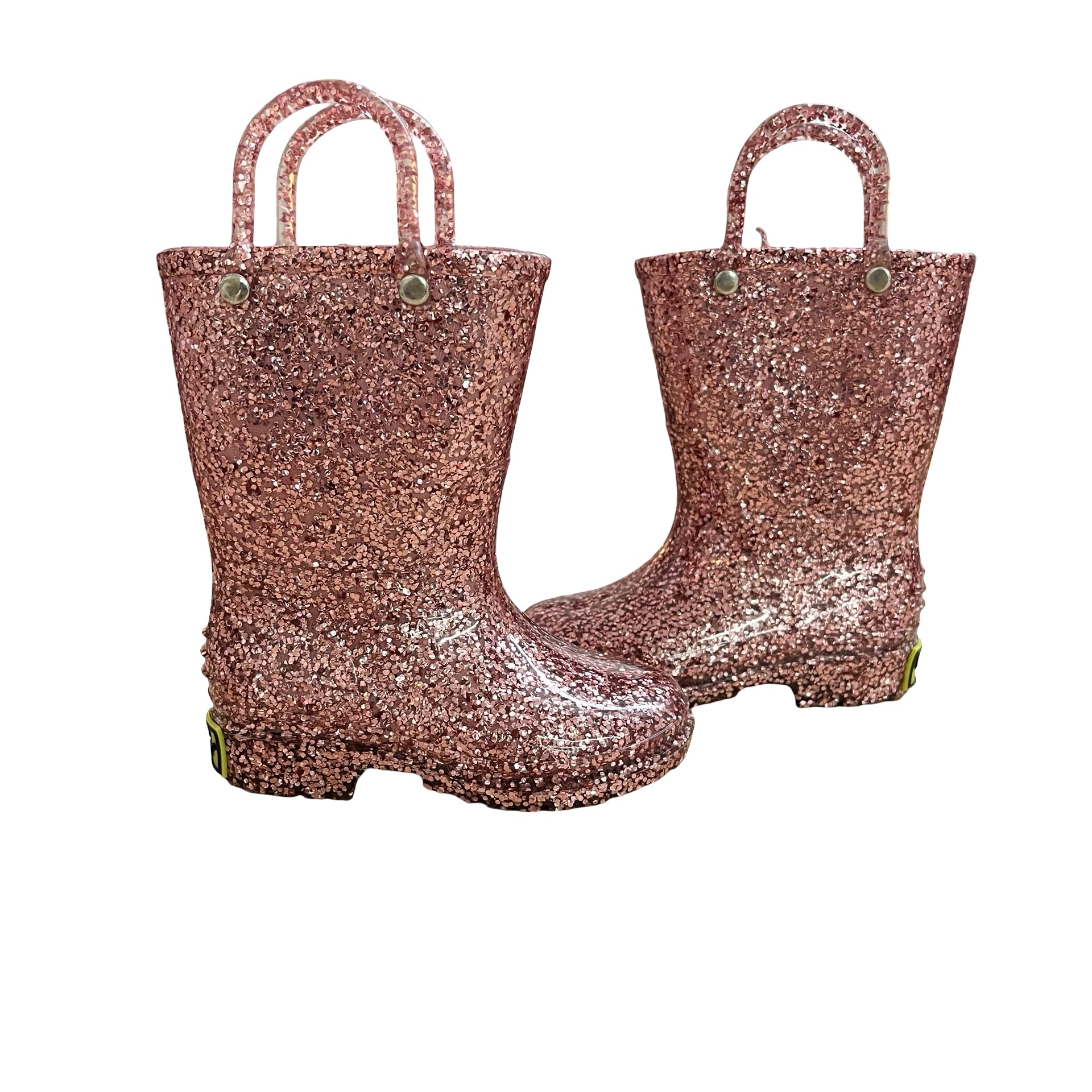 Western Chief Pink Glitter Rain Boots - Size 5