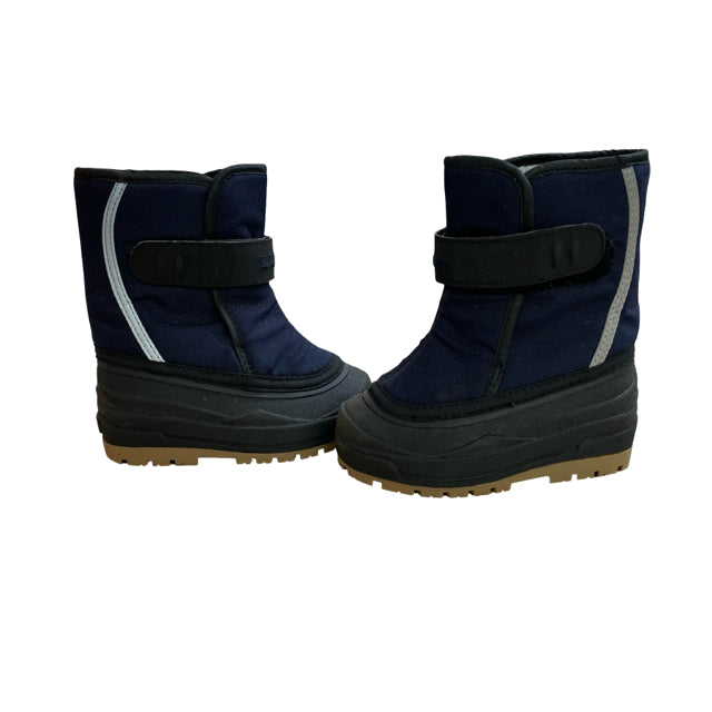 L.L.Bean Navy Winter Boots with Extra Inserts - Size 7