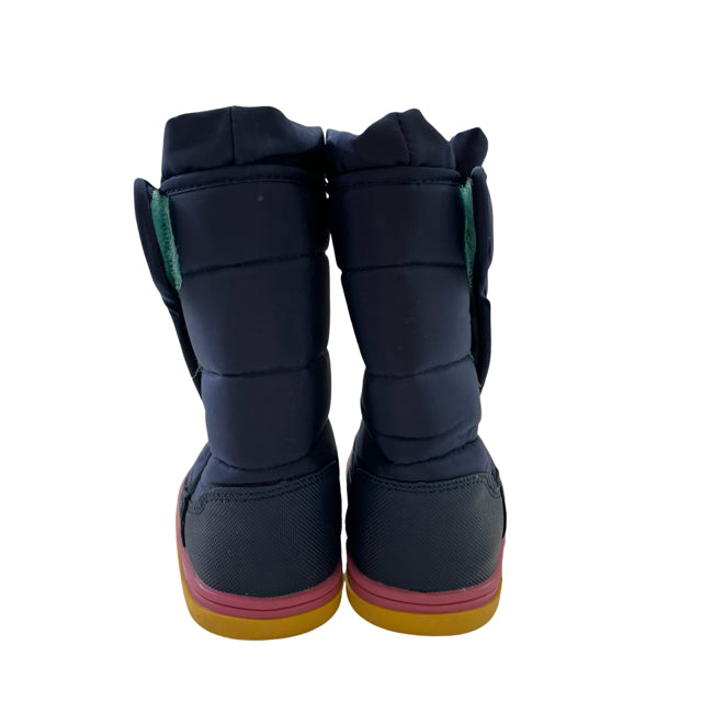 Ten Little Thinsulate Navy, Pink, Yellow Winter Boots - Size 7