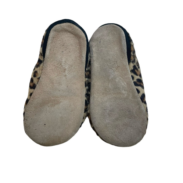 Charlotte Olympia Brown & Black Leopard Soft Sole 'Incy Kitten'Shoes -Size 19(4)