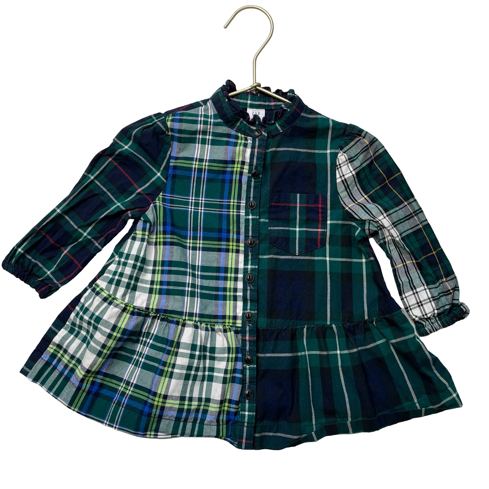 Gap baby plaid dress online