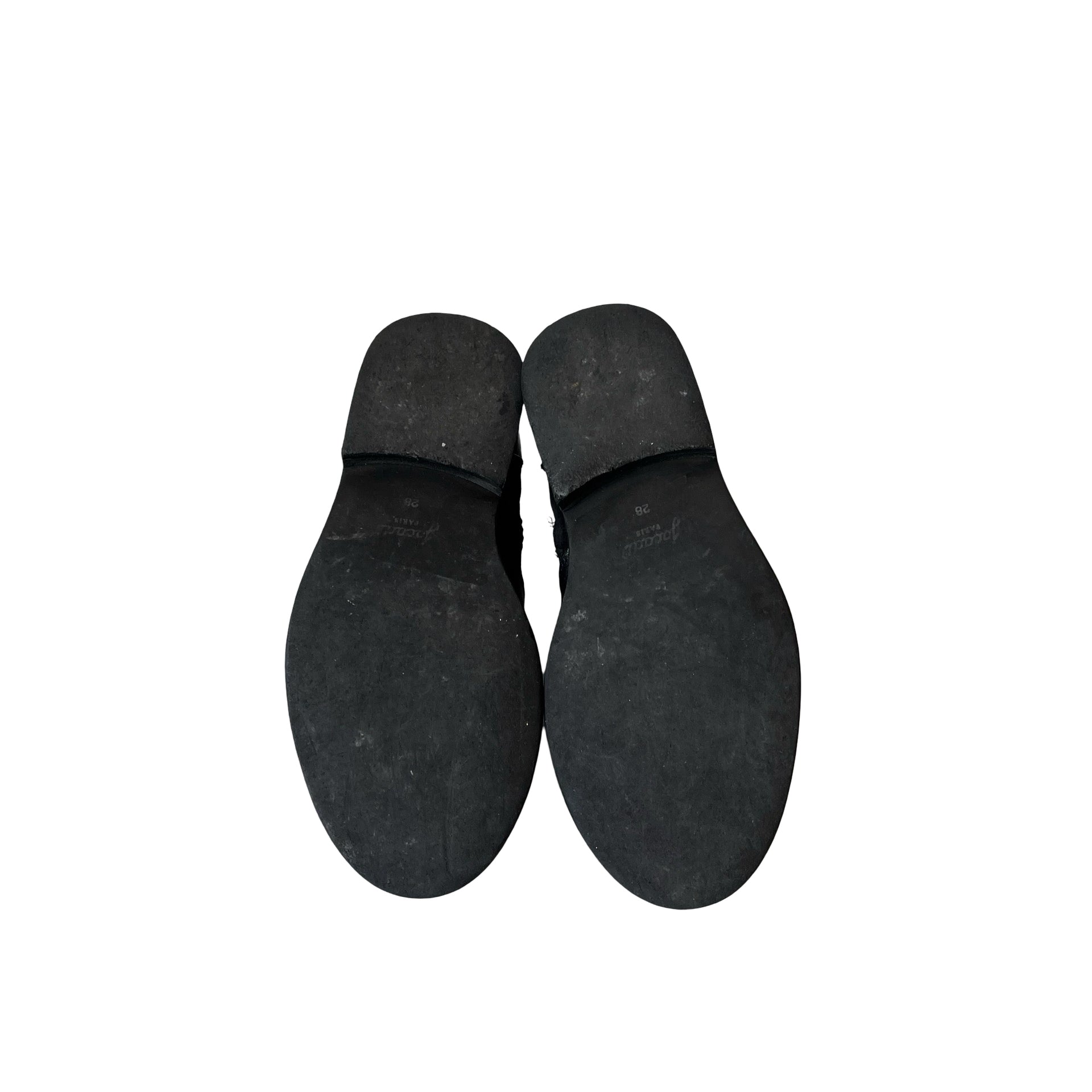 Jacadi Black Ankle Boots - Size 11 (28)