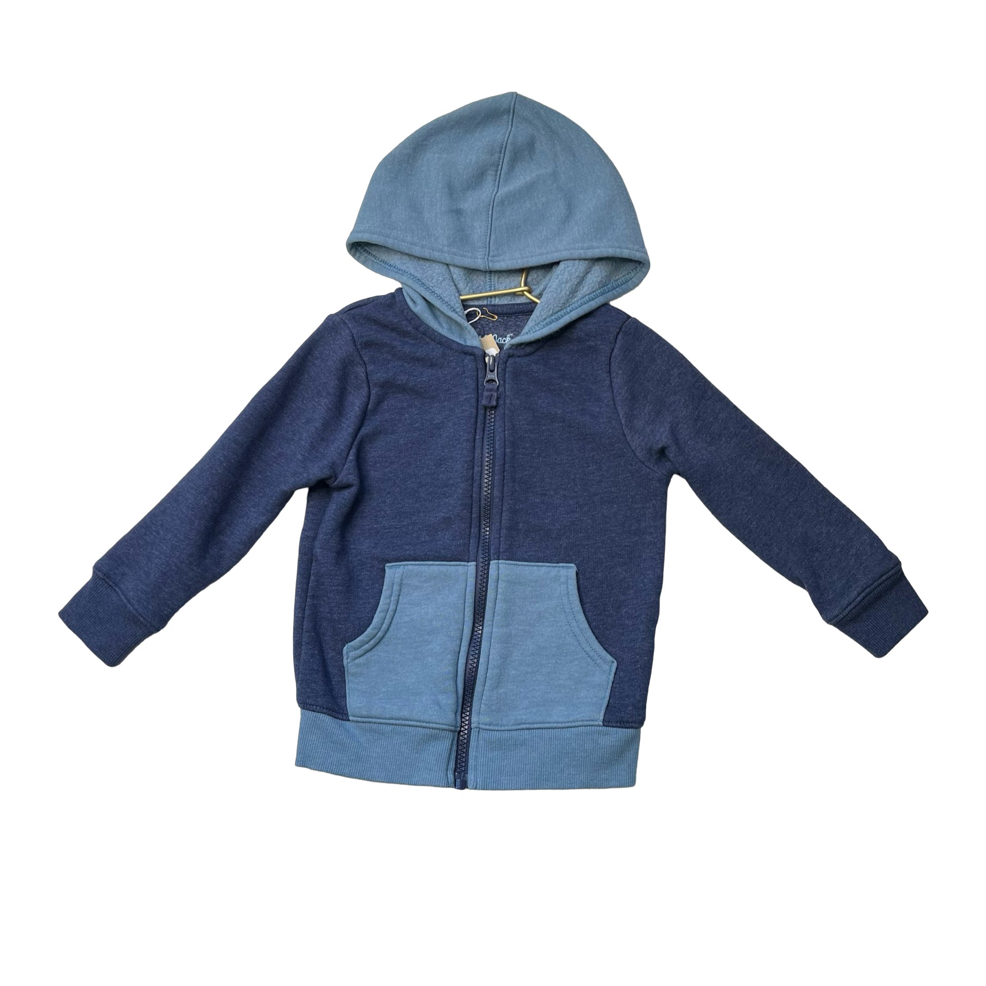 Cat Jack Navy Blue Zip Up Hoodie Size 3T