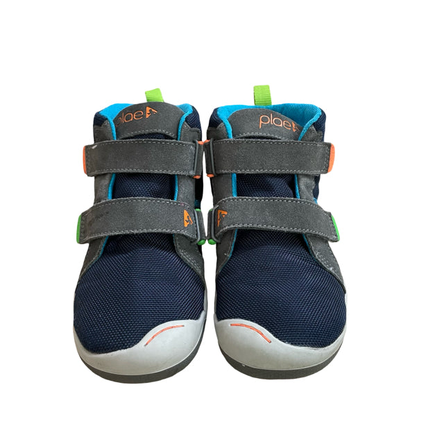 Plae Navy Velcro Mid-Top Sneakers - Size 13.5