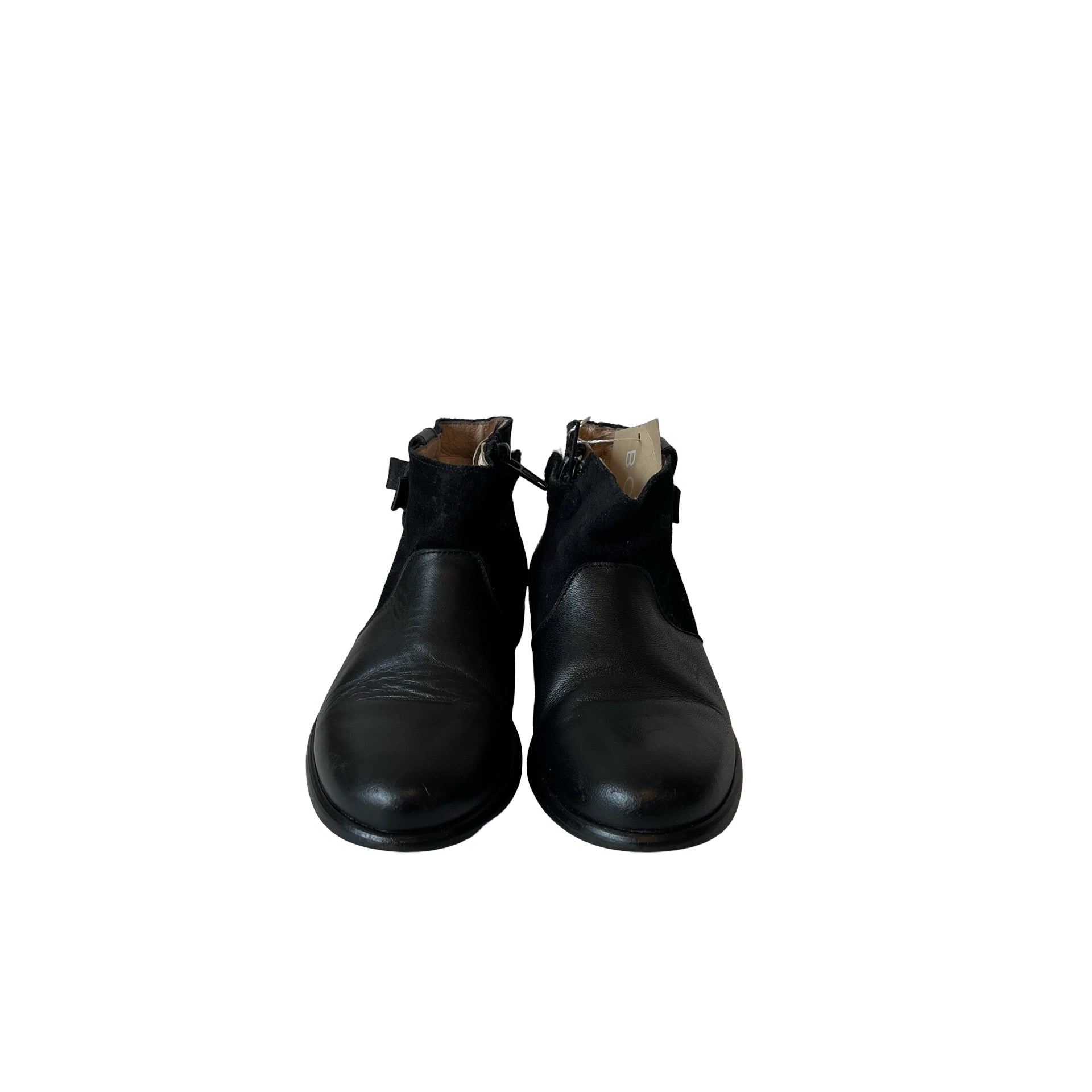 Jacadi Black Ankle Boots - Size 11 (28)