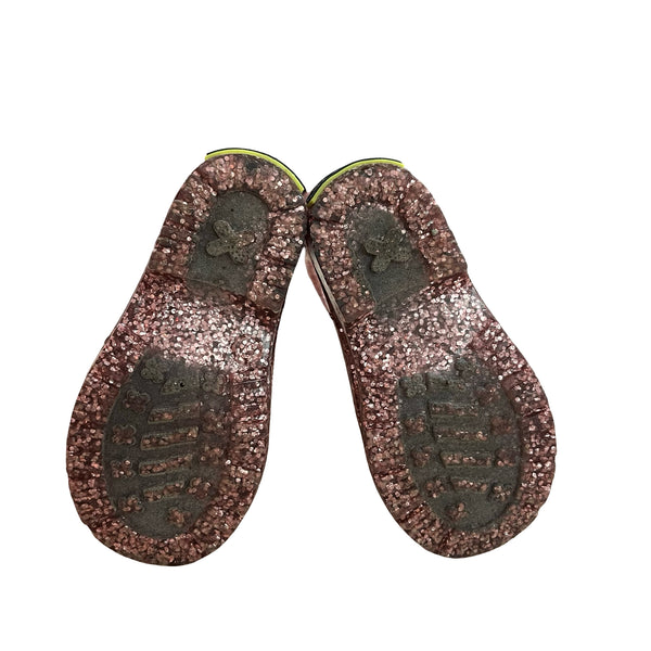 Western Chief Pink Glitter Rain Boots - Size 5