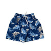 Flap Happy Blue Shark Print Swim Suit - Size 12 Mo