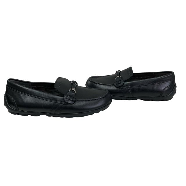 Geox Black Leather Loafers - Size 33 (2Y Big Kid) - Bounce Mkt