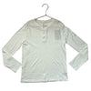 Crewcuts Ivory Henley Shirt - Size M 8-9