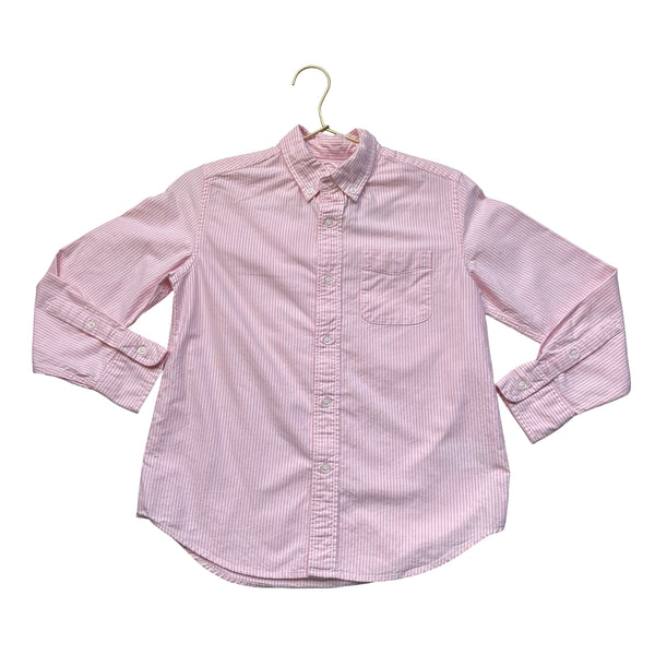 Crewcuts Pink Striped Oxford Cloth Button Down Shirt - Size 10