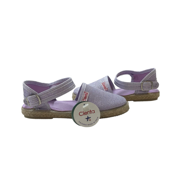 Cienta Metallic Lilac Valenciana Espadreille New with Tags in Box - Size 27 (10)