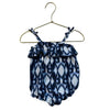 Baby Gap Navy Ikat Print Bubble Romper - Size 3-6 Mo