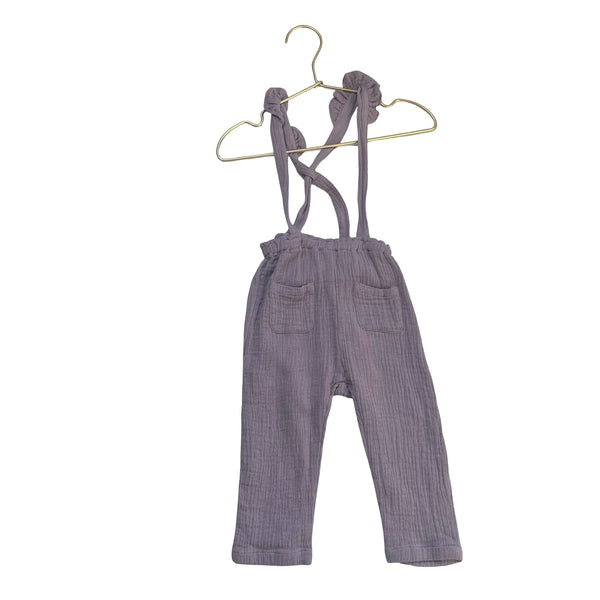 ettie & h Lavender Overalls - Size 12-18 Mo