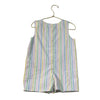 Beaufort Bonnet Pastel Striped Train Applique Shortall Romper - Size 2T