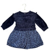 Baby Gap Navy Animal Pattern & Velour Dress - Size 4