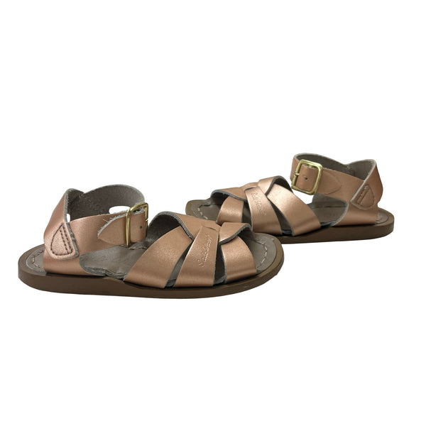 Salt Water Copper Metallic Sandals - Size 6