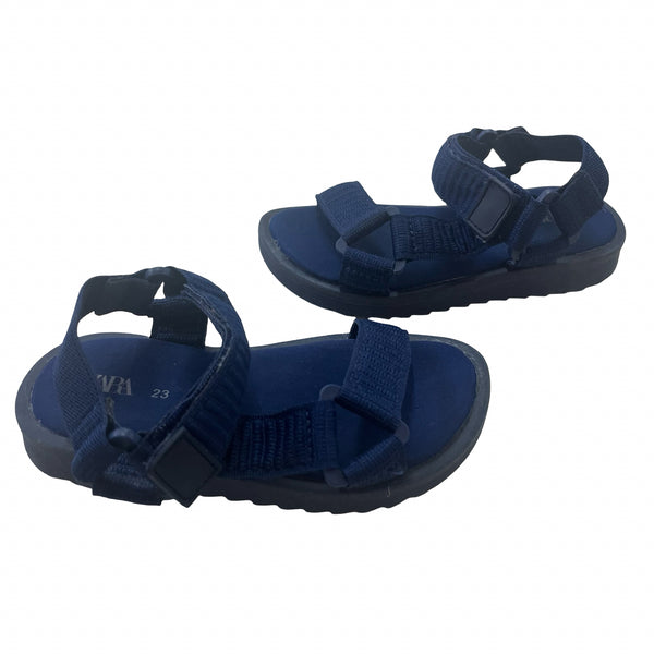 Zara Navy Sandals - Size 23 (7)