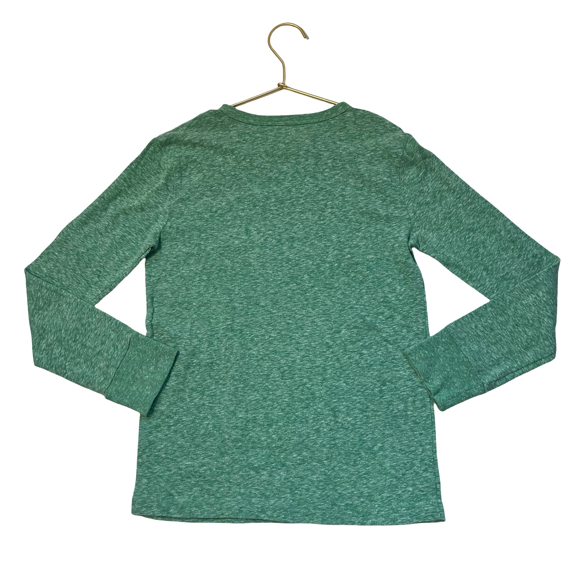 Crewcuts Heather Green & Red 'Jolly' Shirt - Size M 8-9