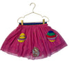 Mini Boden Pink Tulle Applique Sequin Planet Skirt - Size 6-7Y