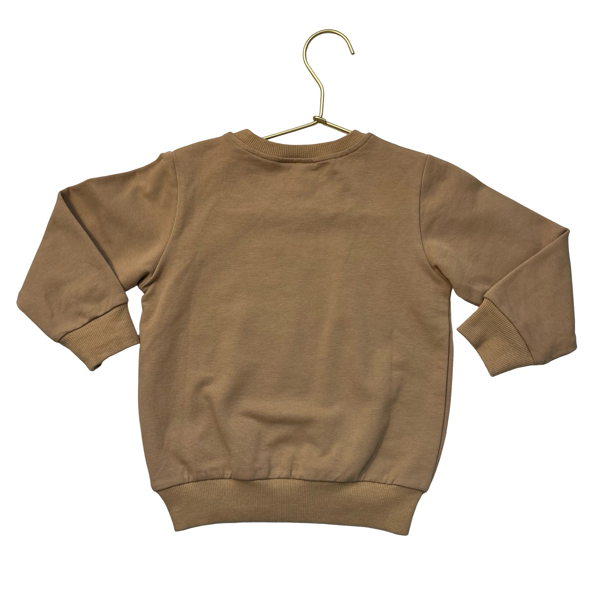 Tullabee Tan Smiley Sweatshirt - Size 2T