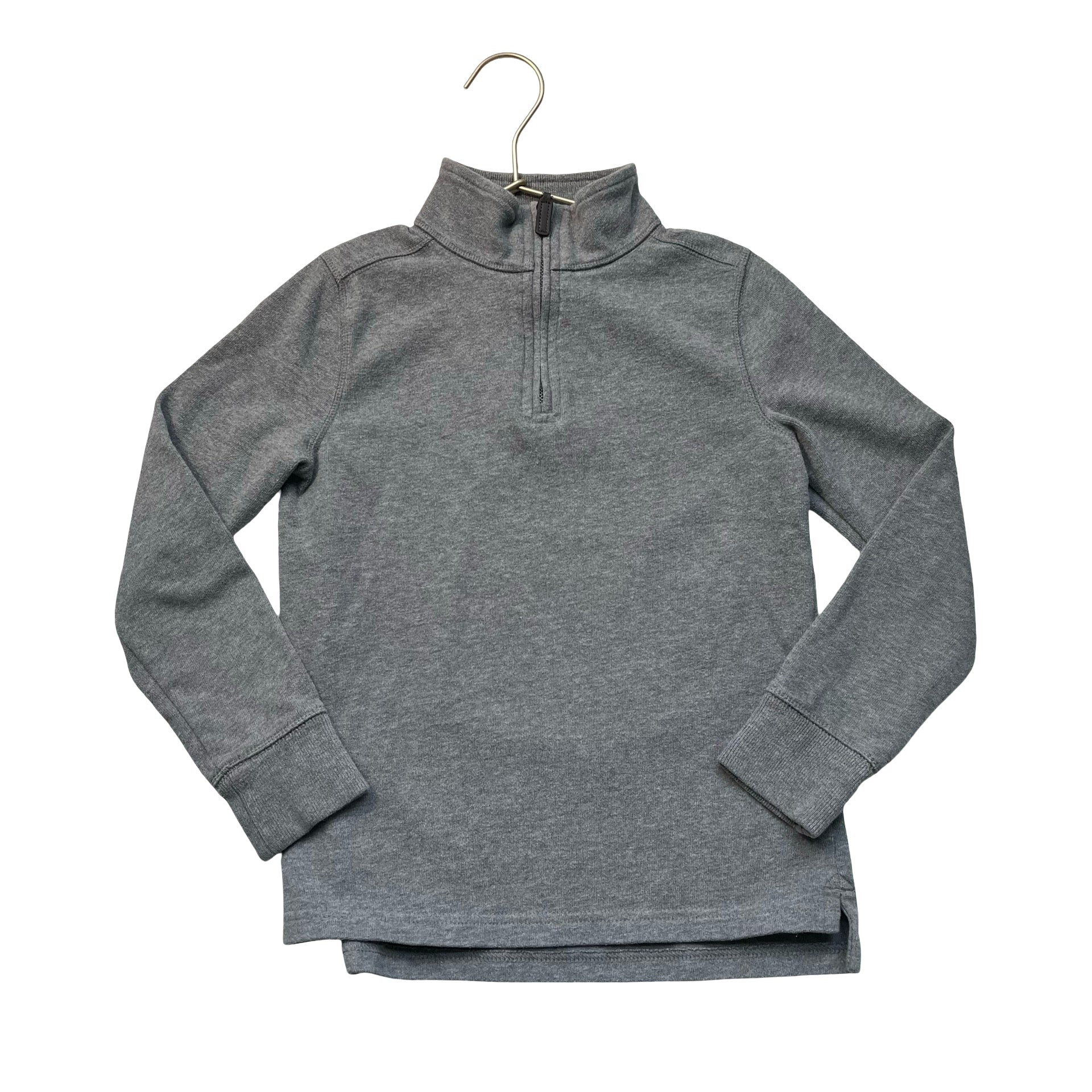 Crewcuts Gray Quarter-Zip Pullover - Size 8