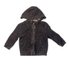 Art Class Vintage-Washed Black Zip-Up Sweatshirt - Size 18 Mo