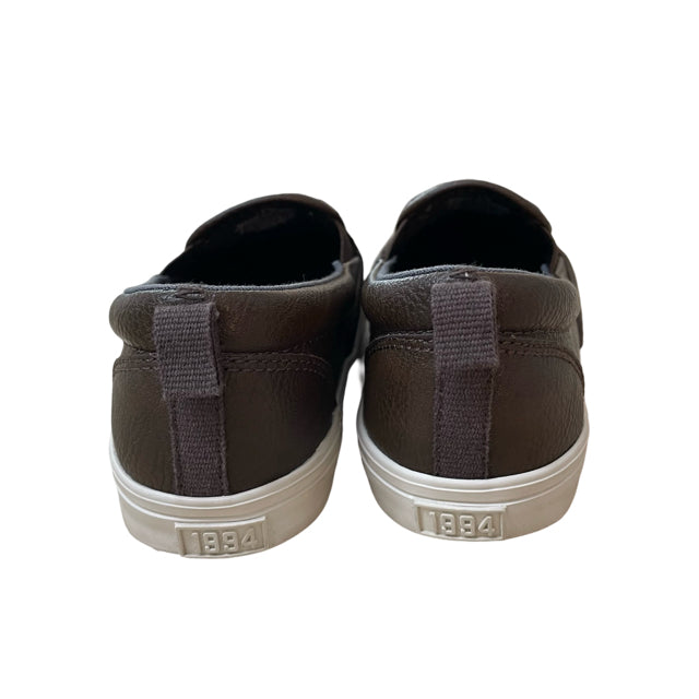 Old Navy Brown Faux Leather Slip-On Sneakers - Size 11