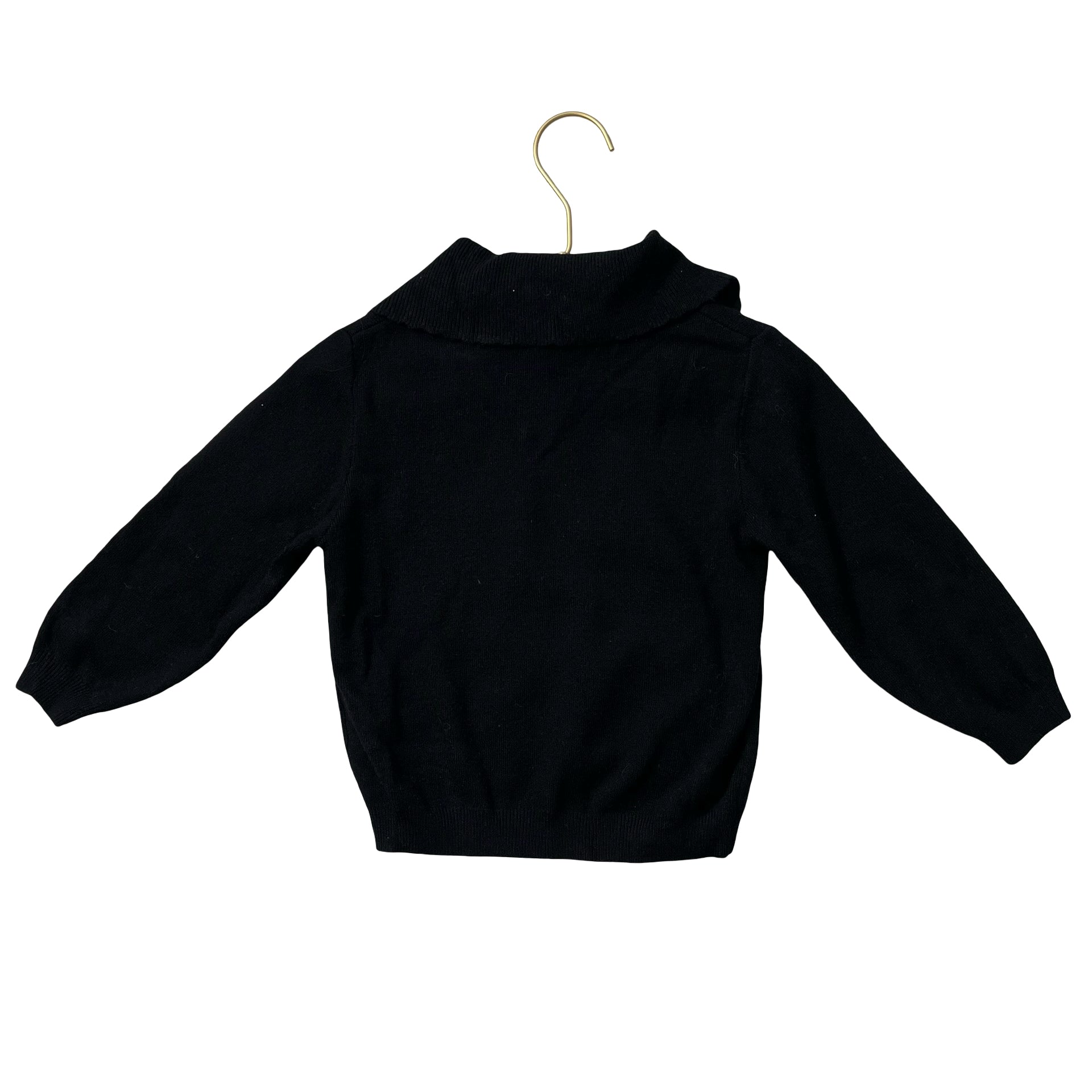 Zara Black Collar Sweater - Size 5