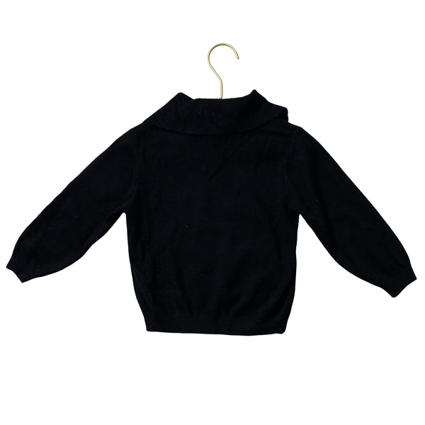 Zara Black Collar Sweater - Size 5