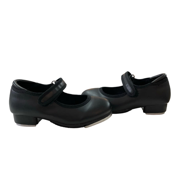 Stelle Black Tap Shoes - Size 9
