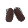 Jan & Jul Gray Bear Print Faux-Fur Lined Soft-Sole Winter Booties - 12-18 Mo
