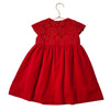 Florence Eiseman Red Velvet & Lace Dress - Size 3T