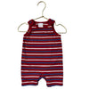 Hanna Andersson Red, White, Blue Striped Romper - Size 6-12 Mo