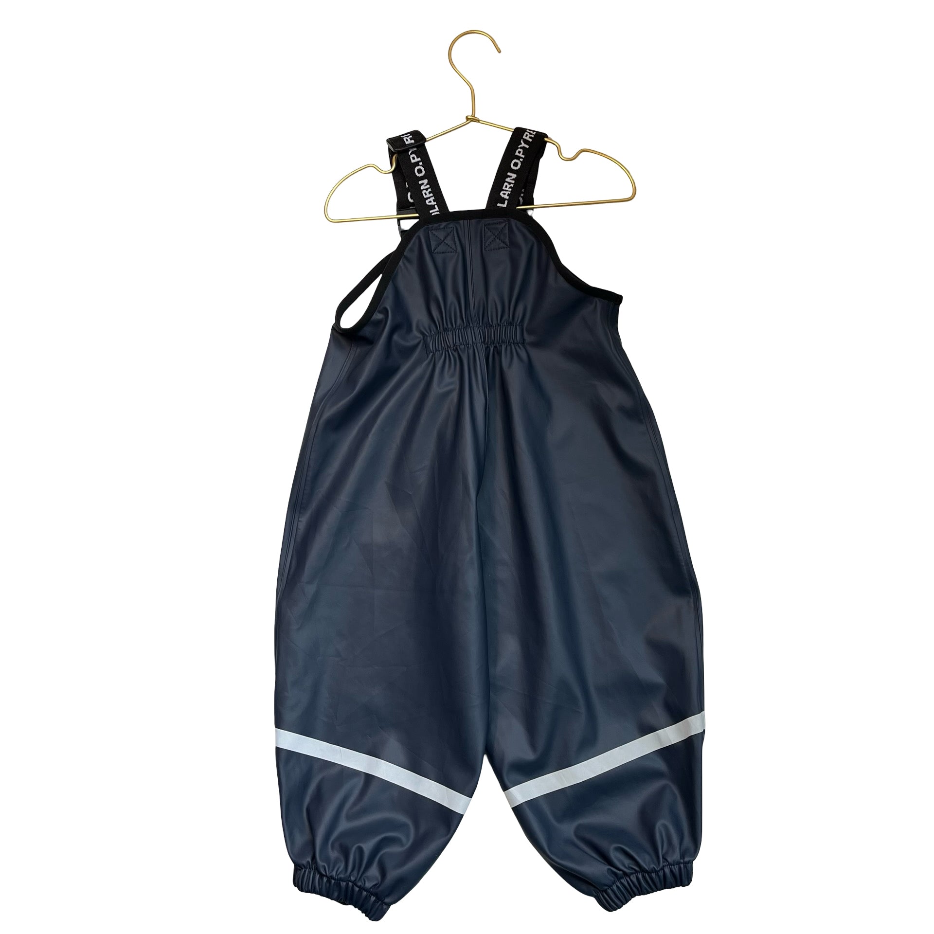 Polarn O. Pyret Navy Rain Bib - Size 1-2Y