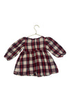 H&M Ivory & Red Plaid Dress - Size 9 Mo