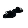 UGG Funkette Black Slippers - Size 13