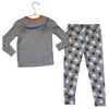 Rae Dunn Gray 'Boo Crew' Pumpkin & Ghost PJs - Size 4T