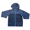 Columbia Fleece-Lined Navy & Blue Hooded Windbreaker Jacket - Size XXS 4-5