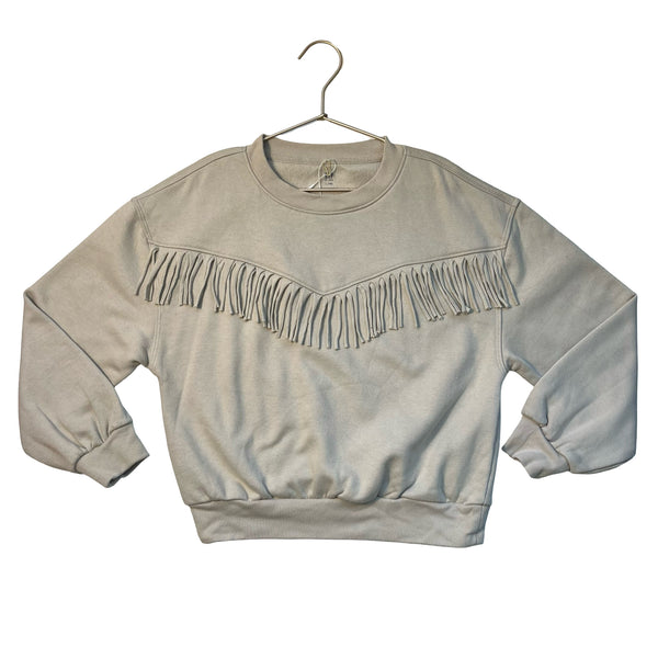 Gap Kids Tan Fringe Sweatshirt - Size L 10