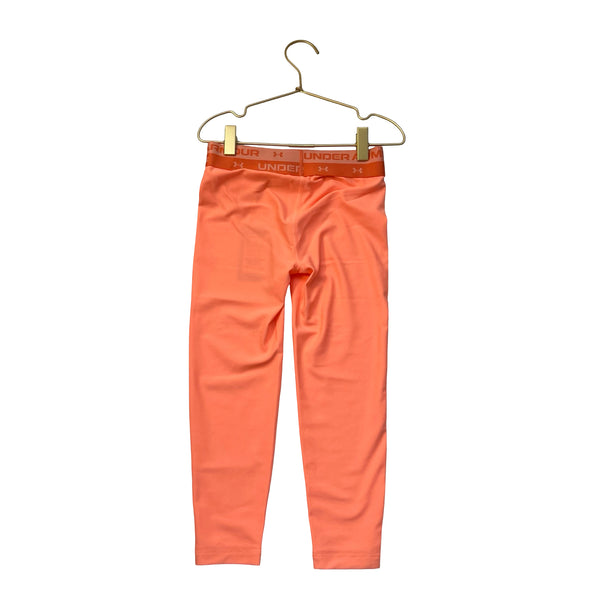 Under Armour Cropped Coral Athletic Leggings - Size YS 8