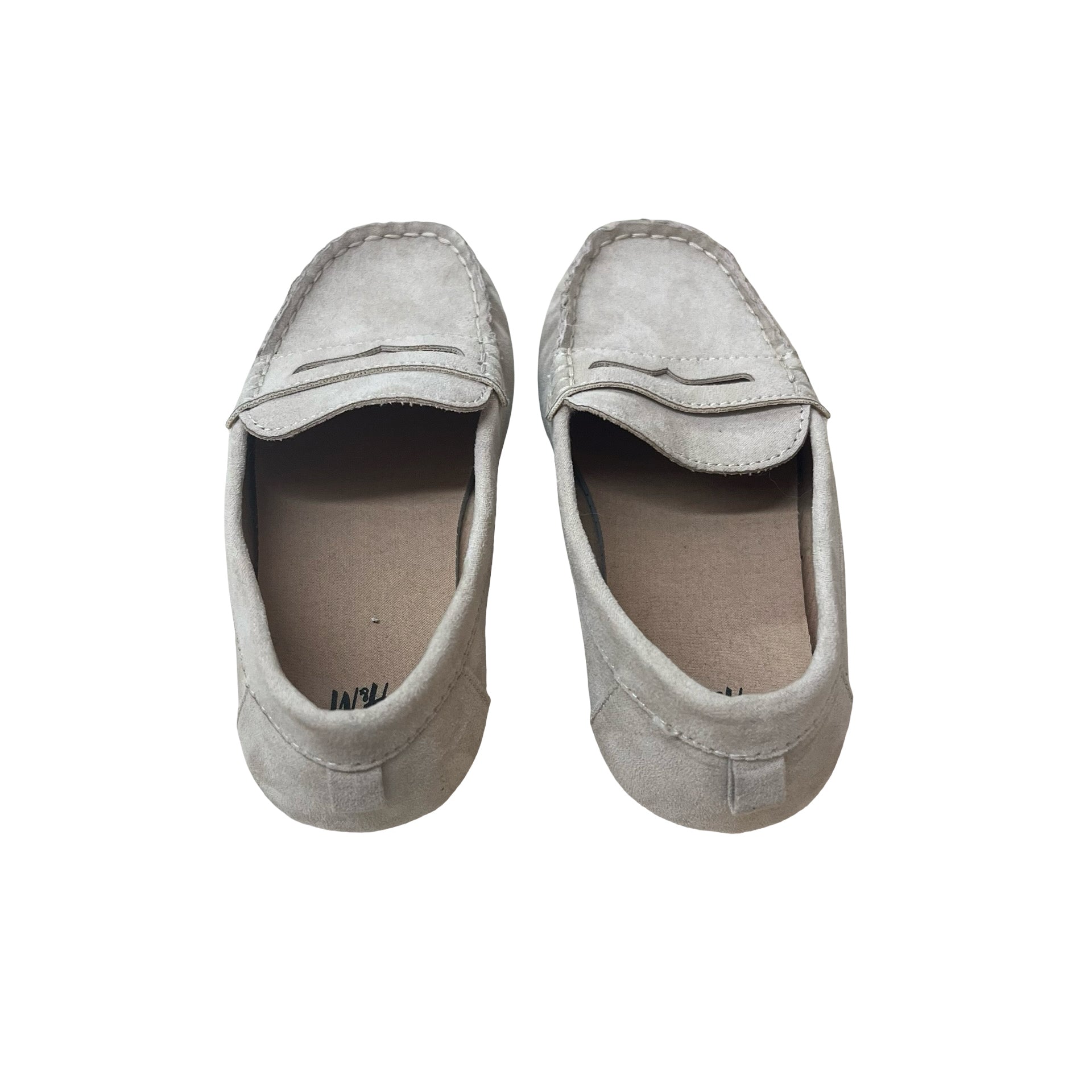 H&M Tan Faux Suede Loafers - Size 9