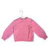 Zara Pink Cable-Knit Sweater - Size 2-3