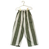 Zara Green & Ivory Striped Pants - Size 5