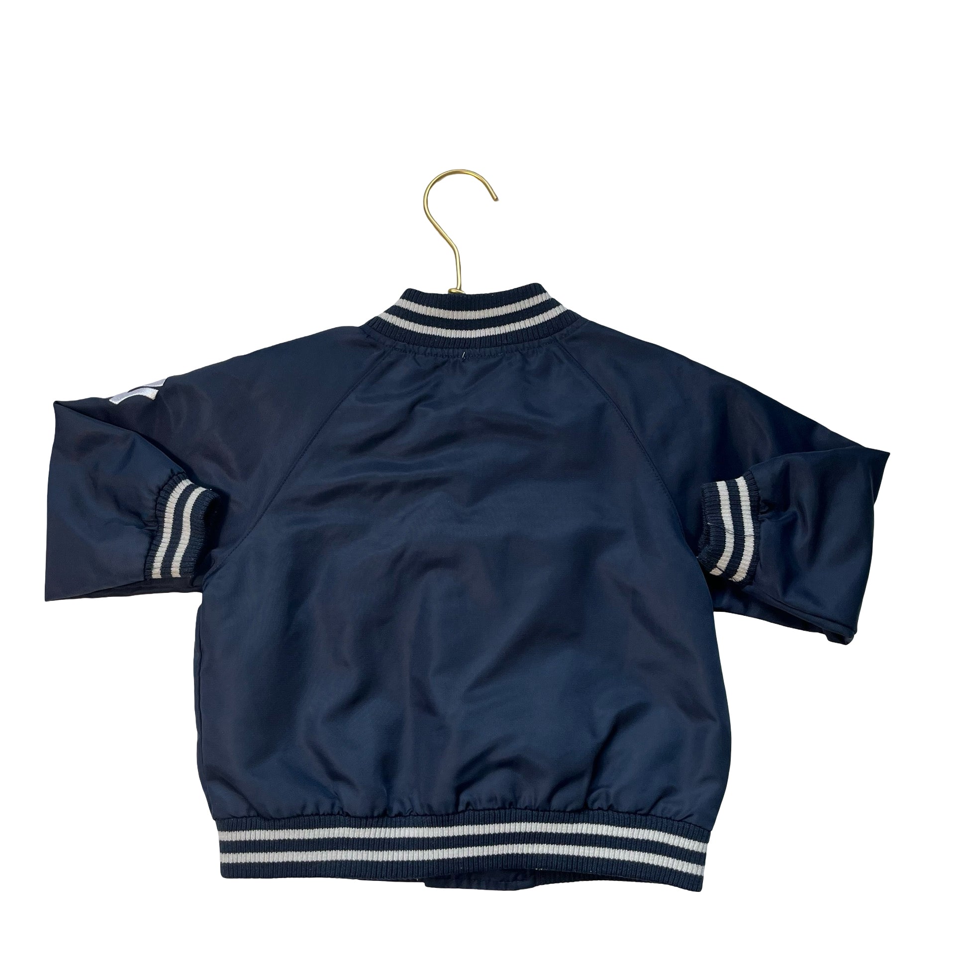 Majestic New York Yankees Navy Nylon Varsity Jacket - Size 2T