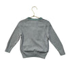 Polo Ralph Lauren Gray & Green Trim V-Neck Cotton Cardigan Sweater - Size 2