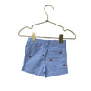 Janie and Jack Blue & Red Embroidered Fish Shorts - Size 0-3 Months