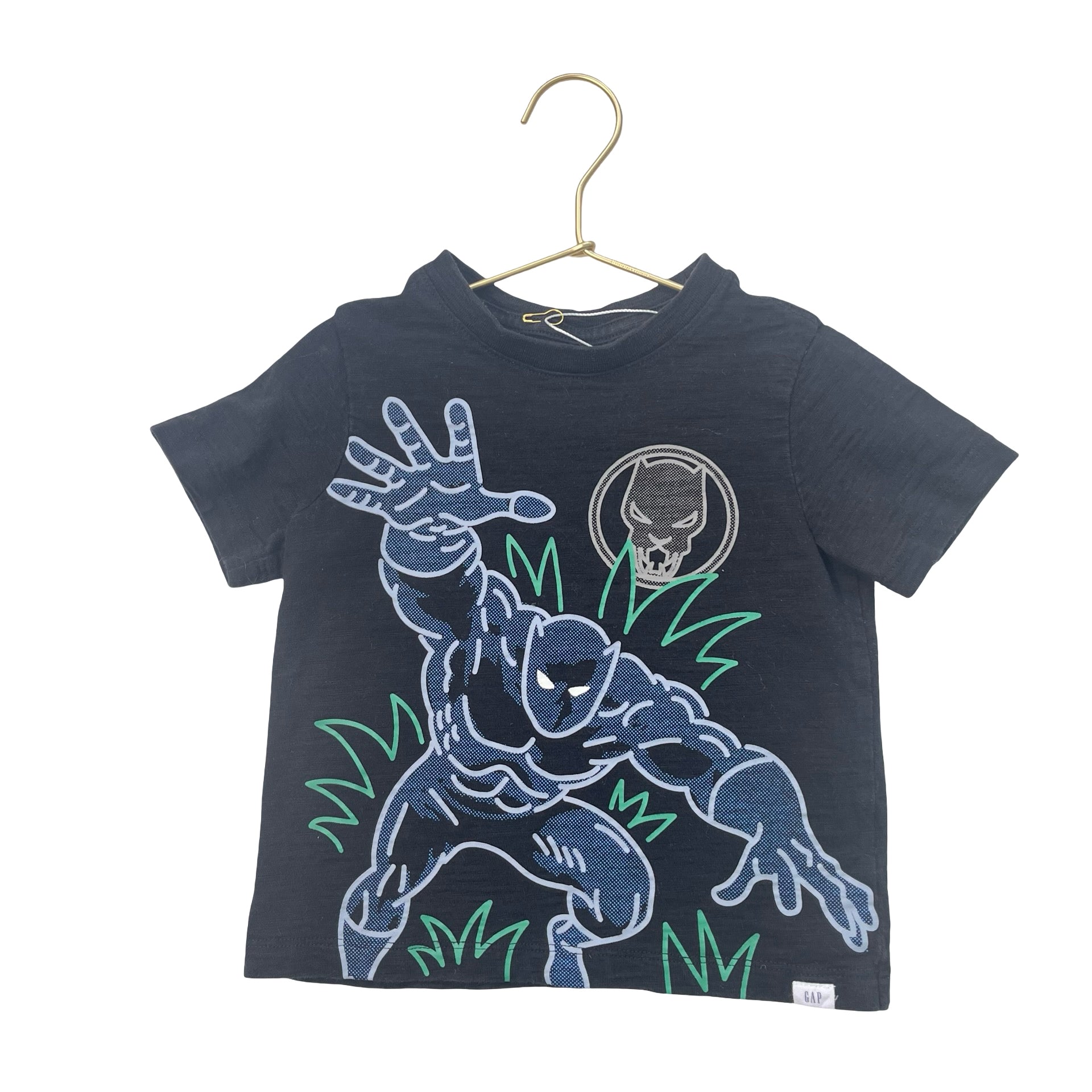Baby Gap x Marvel Black Black Panther Tee - Size 3