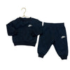 Nike Black & Blue Quilted Brand Sweatshirt & Jogger Set - Size 12 Mo