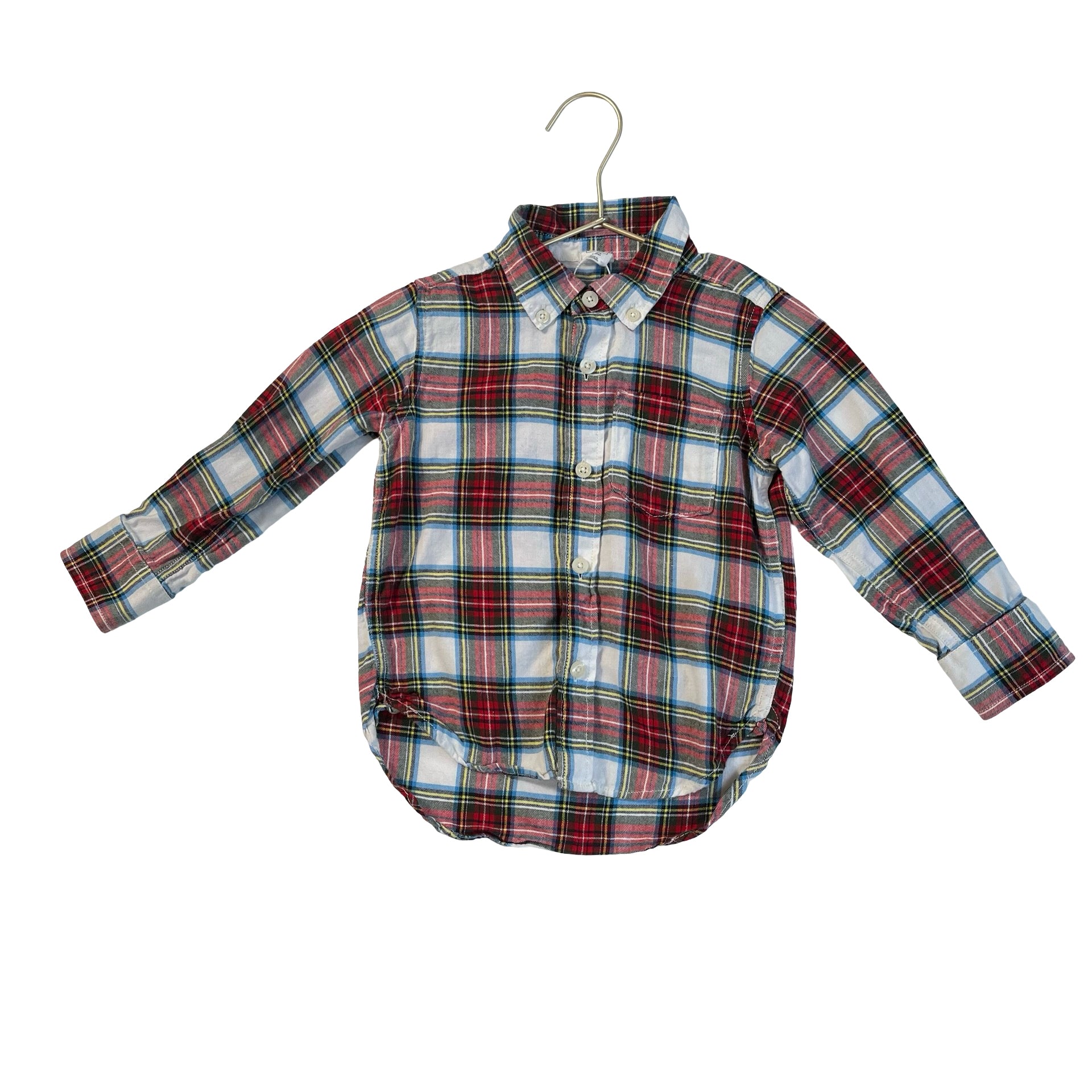 Baby Gap Tartan Plaid Button Down Shirt - Size 3