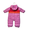 Primary Pink Striped Puffer Bunting - Size 0-3 Mo